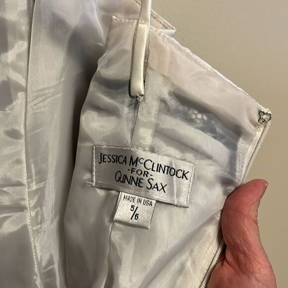 Vintage Jessica McClintock for Gunne Sax Women’s Mini Dress, Junior Size 5/6 - Picture 9 of 12